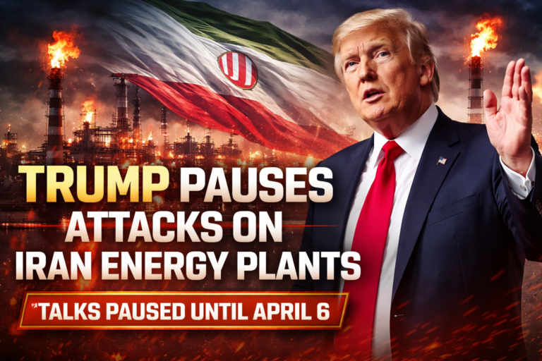 Trump Pauses Attacks on Iran Energy Plants