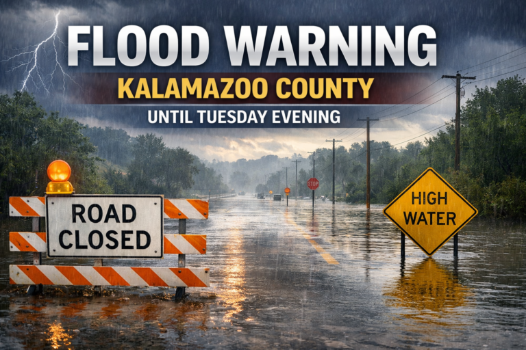 Flood Warning for Kalamazoo County